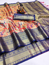 Delightful Kanjivaram Blue Color Silk Sarees